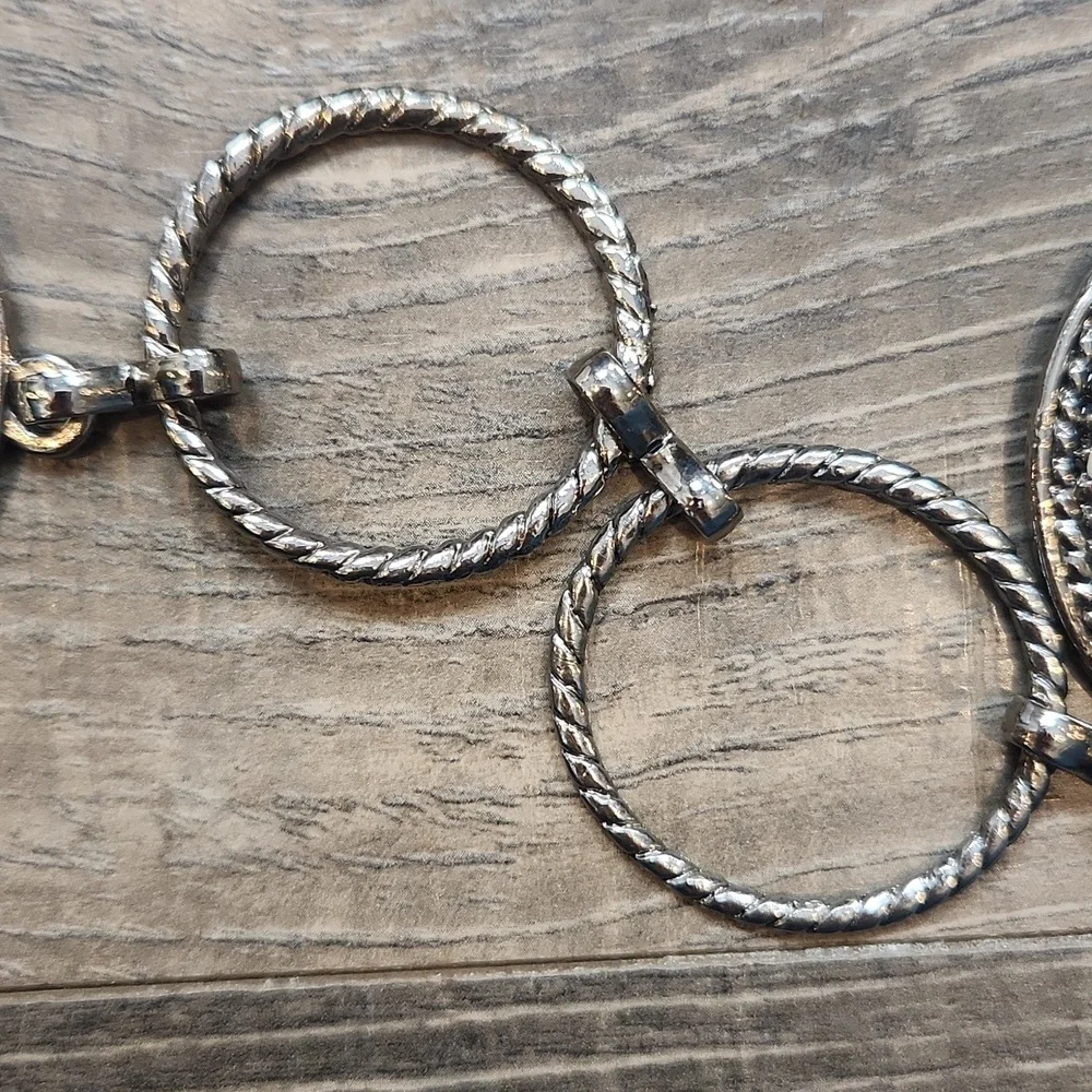 Concho Style‎ Adjustable Metal Statement Piece Belt With Stones